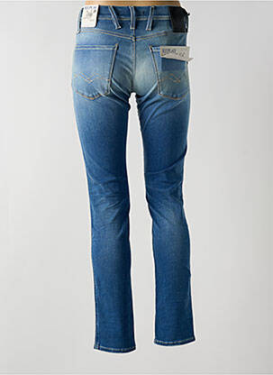 Jeans coupe slim tissage brut taille normale bleu REPLAY femme