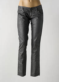Pantalon slim stretch taille normale gris FREESOUL femme
