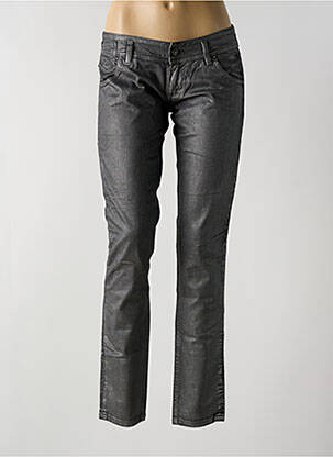 Pantalon slim stretch taille normale gris FREESOUL femme