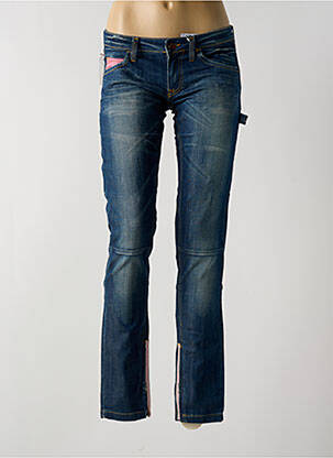 Jeans coupe slim tissage brut taille normale bleu LTD FORNARINA femme