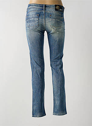 Jeans coupe slim tissage brut taille normale bleu TAKE TWO femme