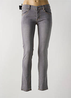 Jeans skinny taille normale taille normale gris CHEAP MONDAY femme