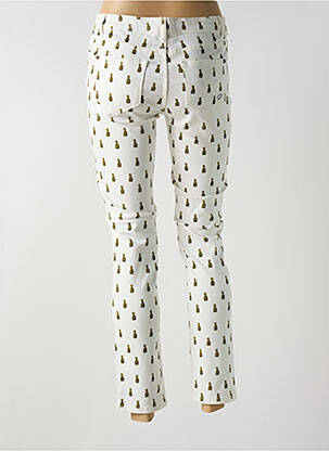 Pantalon slim taille normale taille normale blanc LABDIP femme