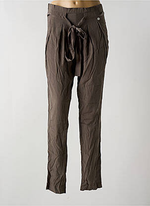 Pantalon droit taille normale taille normale vert LPB femme