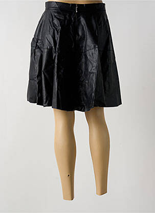 Jupe mi-longue taille normale noir LA FEE MARABOUTEE femme