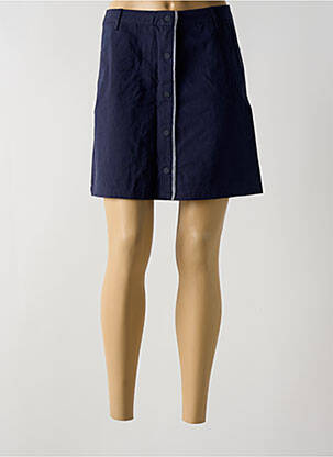 Jupe courte poches bleu GRACE & MILA femme