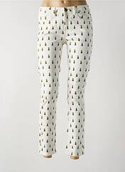 Pantalon slim blanc LABDIP pour femme seconde vue