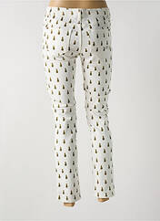 Pantalon slim blanc LABDIP pour femme seconde vue