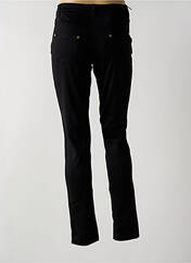 Pantalon slim noir ICHI pour femme seconde vue