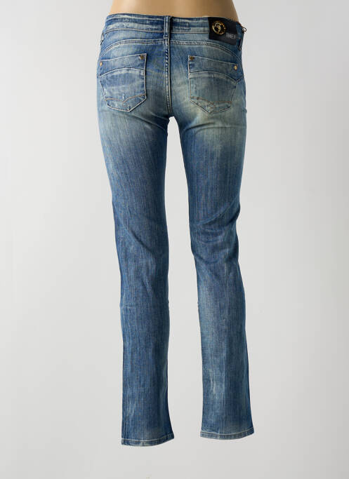 Jeans coupe slim tissage brut taille normale bleu TAKE TWO femme