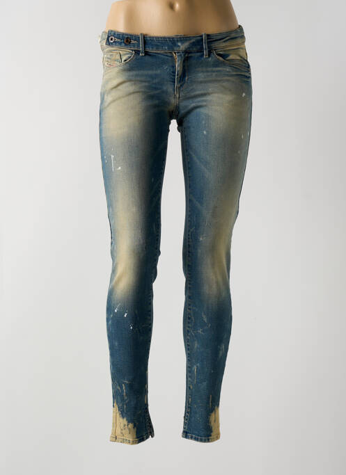 Jeans skinny tissage brut taille normale bleu DIESEL femme