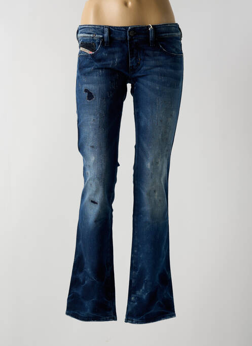 Jeans coupe droite bleu DIESEL pour femme