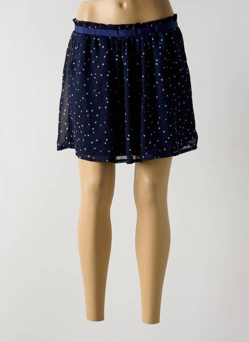 Jupe courte bleu GRACE & MILA pour femme