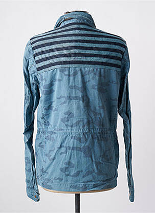 Veste casual coupe droite bleu MAISON SCOTCH homme