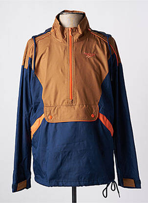 Coupe-vent manches longues a capuche bleu REEBOK homme