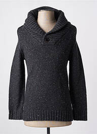 Pull stretch manches longues gris RAW-7 homme