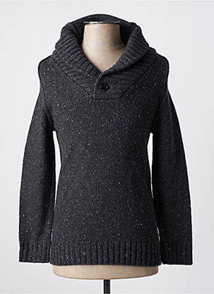 Pull stretch manches longues gris RAW-7 homme