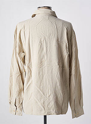 Chemise manches longues manches longues beige TEDDY SMITH homme