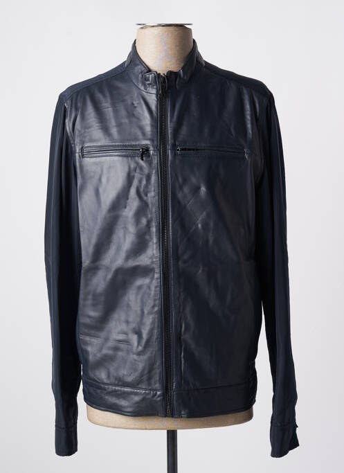 Veste simili cuir noir OAKWOOD pour homme