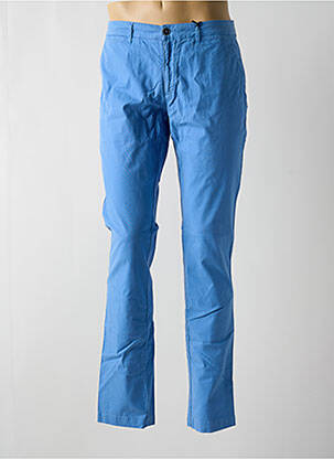 Pantalon chino poches taille normale bleu ROBERT homme