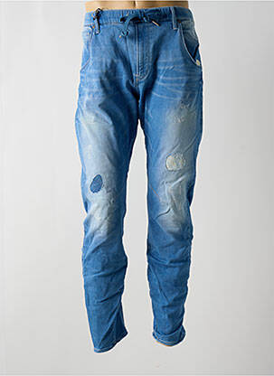 Jeans coupe slim tissage brut taille normale bleu RAW-7 homme