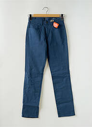 Pantalon slim fermeture zippée sous rabat boutonné taille normale bleu DOCKERS homme