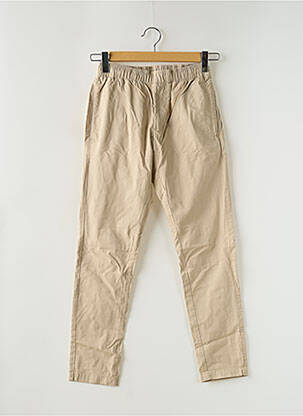 Pantalon chino poches taille normale beige KNOWLEDGE COTTON APPAREL homme