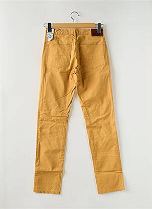 Pantalon slim fermeture zippée sous rabat boutonné taille normale jaune DOCKERS homme