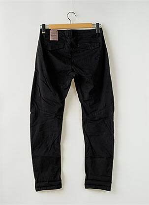 Pantalon slim fermeture zippée sous rabat boutonné taille normale noir KAPORAL homme