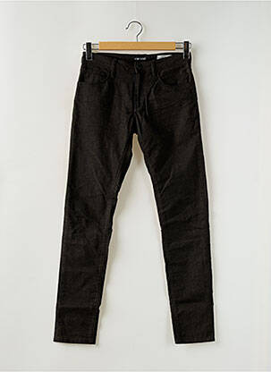 Pantalon slim fermeture zippée sous rabat boutonné taille normale noir ANTONY MORATO homme
