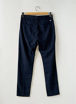 Pantalon chino fermeture zippée sous rabat avec crochet taille normale bleu ANTONY MORATO homme