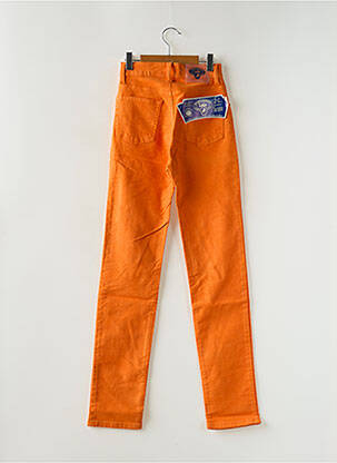 Pantalon slim stretch taille normale orange LOIS femme