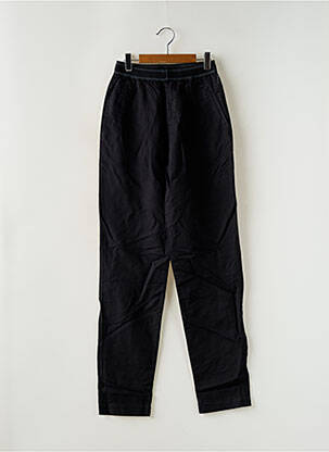 Pantalon chino taille normale taille normale noir LEON & LEONIE femme