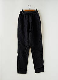 Pantalon chino taille normale taille normale noir LEON & LEONIE femme