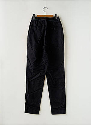 Pantalon chino taille normale taille normale noir LEON & LEONIE femme