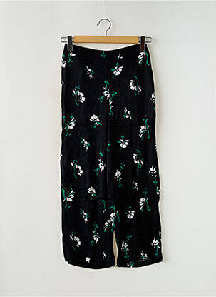 Pantalon large tissage crêpe taille normale noir MINIMUM femme