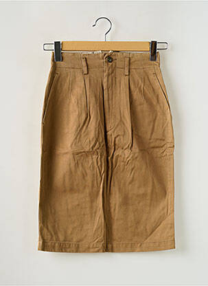 Jupe courte poches marron ET VOUS femme