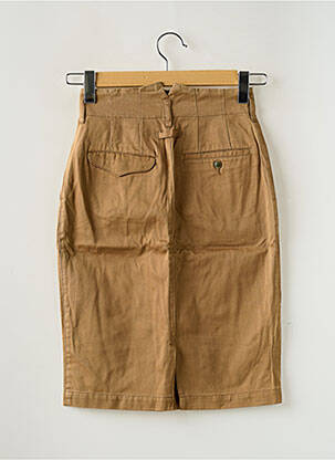 Jupe courte poches marron ET VOUS femme