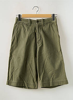 Bermuda coupe droite taille normale vert TEDDY SMITH femme