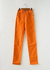 Pantalon slim orange LOIS pour femme seconde vue