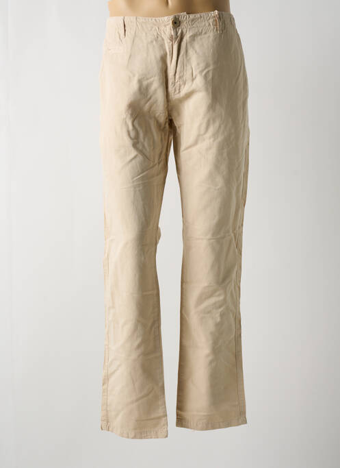 Pantalon chino beige KNOWLEDGE COTTON APPAREL pour homme