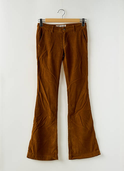 Pantalon flare marron REIKO pour femme