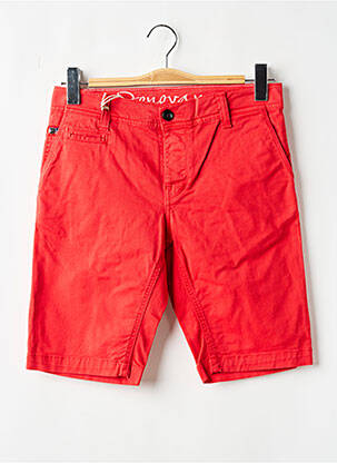 Bermuda stretch taille normale rouge DONOVAN homme