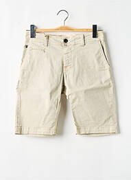 Bermuda stretch taille normale beige DONOVAN homme