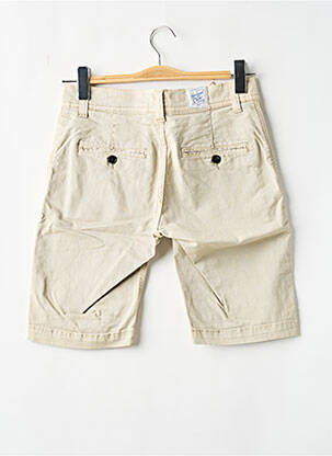 Bermuda stretch taille normale beige DONOVAN homme