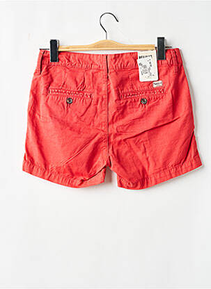 Short fermeture zippée sous rabat boutonné taille normale rouge PEPE JEANS femme