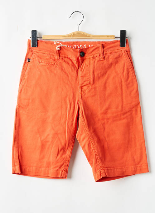 Bermuda stretch taille normale orange DONOVAN homme