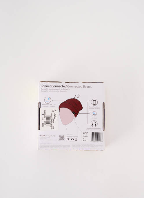 Bonnet stretch noir 80DBORIGINAL unisexe