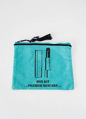 Pochette bleu PETITE MENDIGOTE pour femme