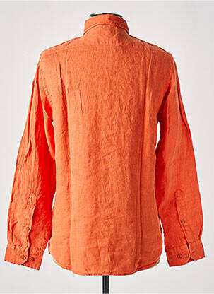 Chemise manches longues manches longues orange clair MCS homme